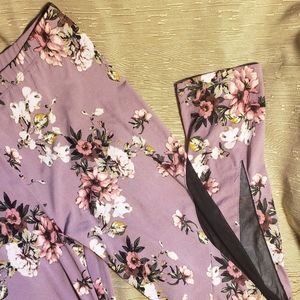 Forever 21 Mesh Cut Out Leggings